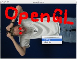 OpenGL interface